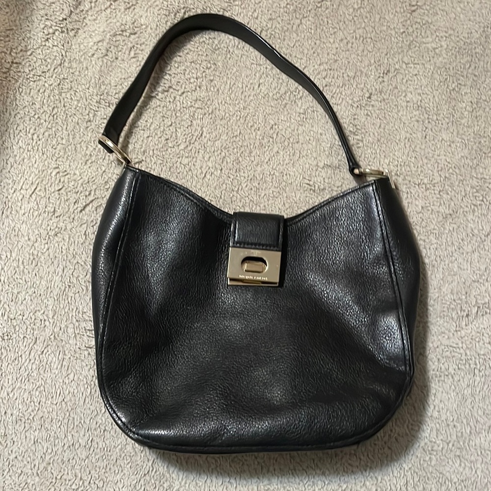 Kate spade purse black leather